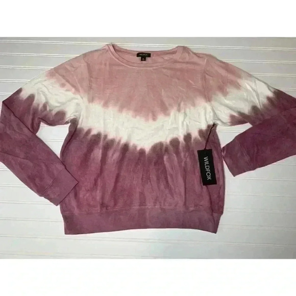 Wildfox Sweatshirt Ruby Dove Dye Sweater Jumper XL NEW. 246 - Picture 3 of 5
